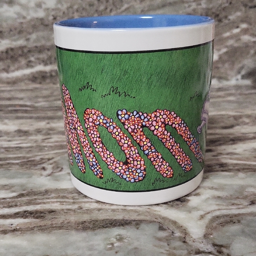 Disney Minnie Mouse Green and Blue Mug # 1 MOM - Picture 2 of 9